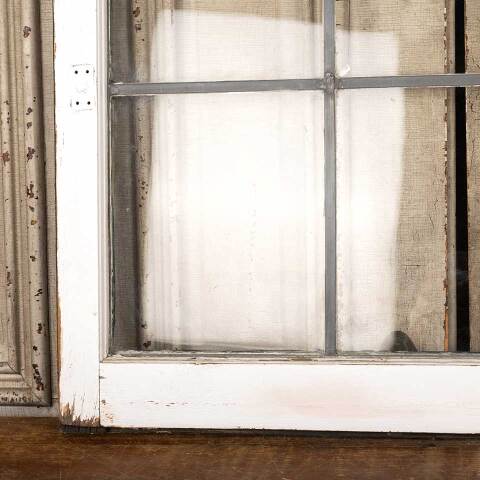 #48906 Salvaged Antique Leaded Glass Window Sash image 7