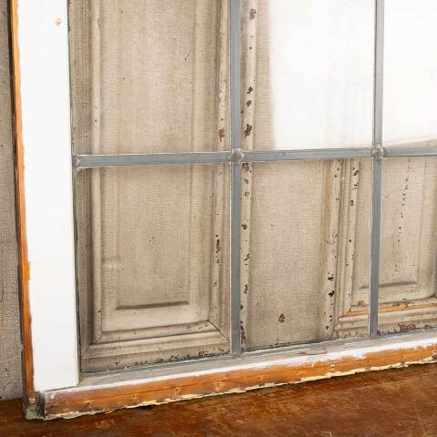#48911 Salvaged Antique Leaded Glass Window Sash image 6