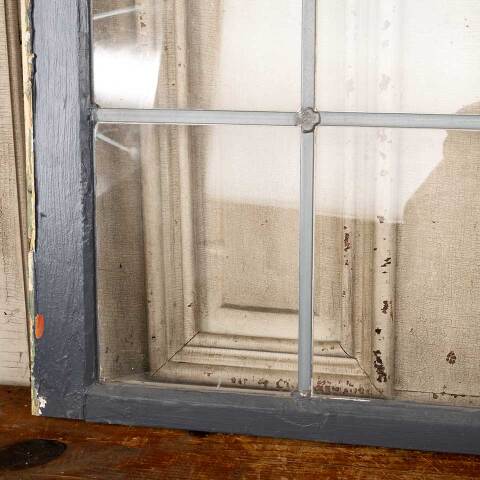 #48911 Salvaged Antique Leaded Glass Window Sash image 3