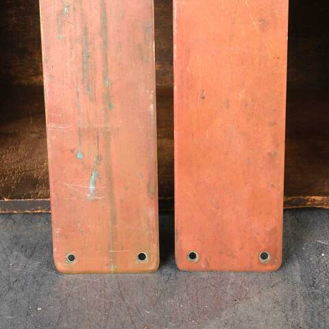 #48952 Antique Brass Push Plates Door Hardware image 4