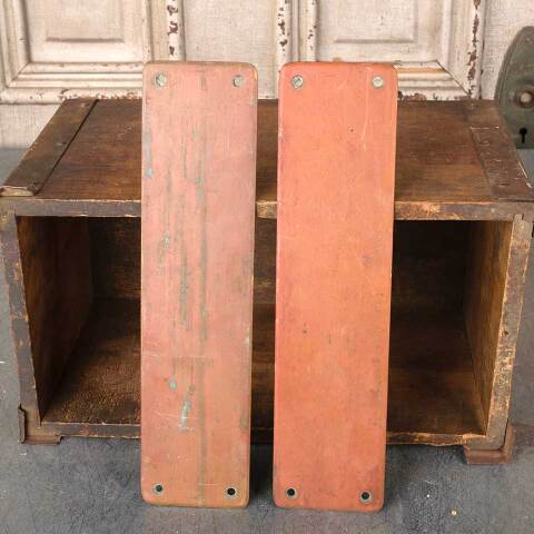 #48952 Antique Brass Push Plates Door Hardware image 5