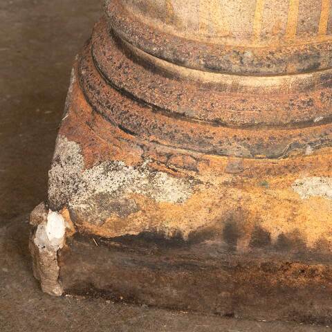 #49046 Salvaged Antique Terra Cotta Chimney Pot image 4