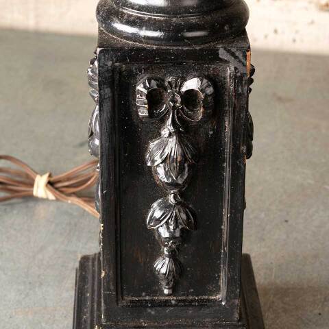 #49049 Vintage Wood Ionic Column Table Lamp image 6