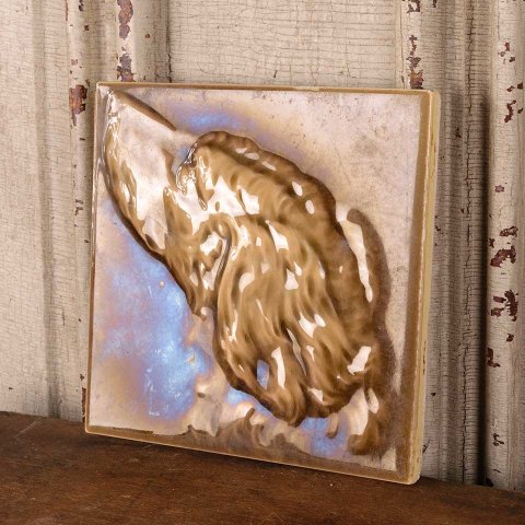 #49077 6x6 Cambridge Encaustic Fireplace Dog Tile image 3