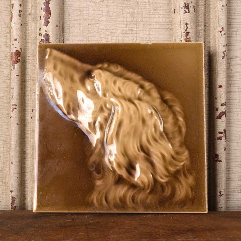 #49077 6x6 Cambridge Encaustic Fireplace Dog Tile image 4