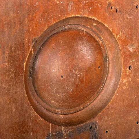 #49090 Antique Wood Rosette Interior Trim Block image 3