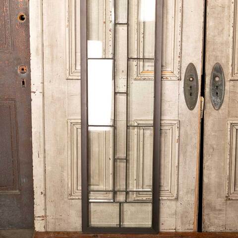 #49182 17x87 Leaded Beveled Glass Side Lite Panel image 3