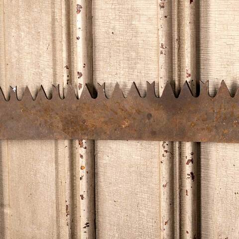 #49222 Antique 2 Man Lumberjack Crosscut Saw image 4