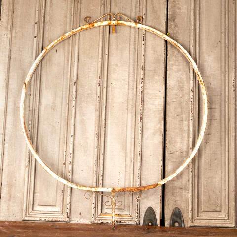 #49274 Round Metal Garden Hoop Plant Hanger image 4