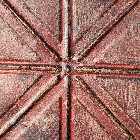 #49281 Painted Pressed Tin Ceiling Tile Wall Hanging image 4