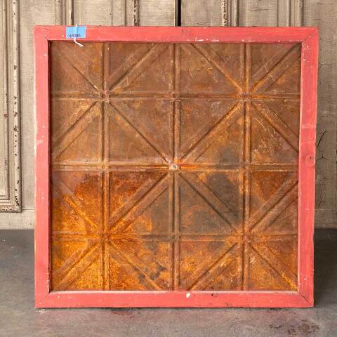 #49281 Painted Pressed Tin Ceiling Tile Wall Hanging image 5