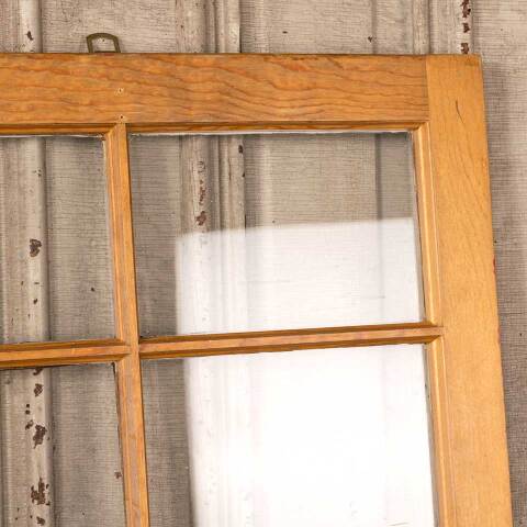 #49285 Divided 6 Lite Wood Window Wall Hanging image 2