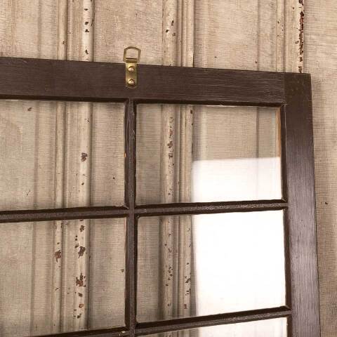 #49285 Divided 6 Lite Wood Window Wall Hanging image 4