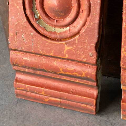 #49298 Pair of Wood Rosette Interior Trim Blocks image 4