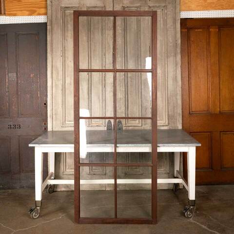 #49310 Antique Large Divided 8 Lite Wood Window image 4