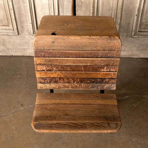 #49323 Antique One Room Schoolhouse Student Desk image 7