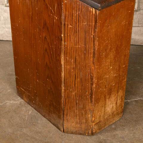 #49339 Antique Wood Potato Bin Storage Box image 7