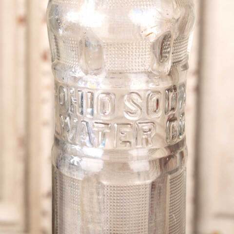 #49389 Vintage Ohio Soda Water Co Glass Bottle image 3