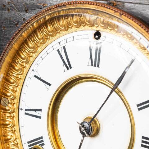 #49418 Antique Victorian Eastlake Mantel Clock image 4