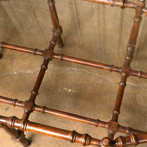 #49438 Vintage Hollywood Regency Coffee Table image 8