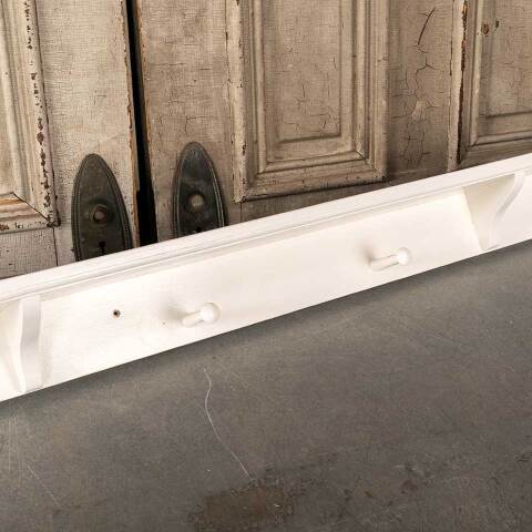 #49451 Long Painted Wood Wall Shelf with Pegs image 6