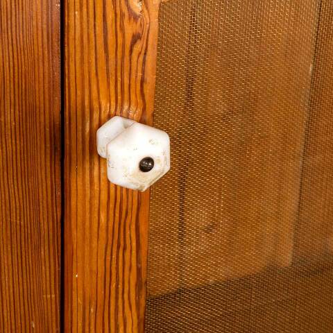 #49452 Antique Wood Chicken Nesting Box Cabinet image 4