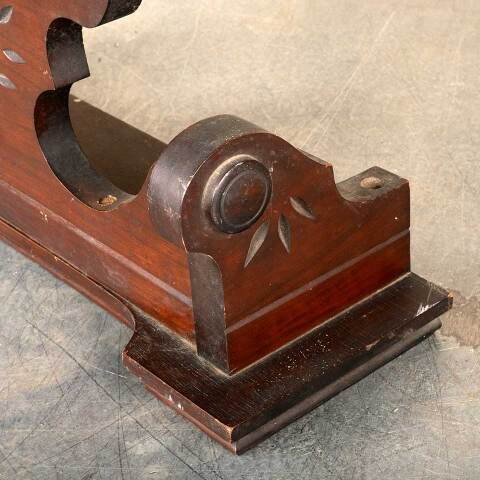 #49544 Antique Victorian Walnut Organ Pediment image 3