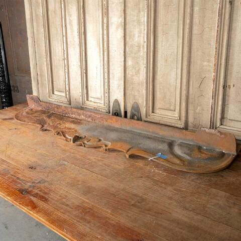 #49624 Salvaged Antique Cast Iron Pediment image 8