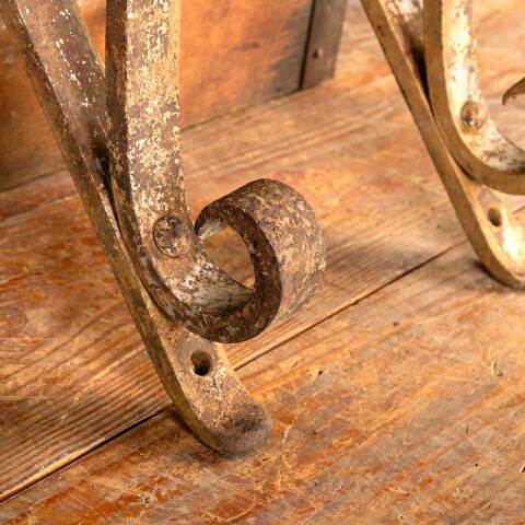 #49628 Pair of Antique Wrought Iron Brackets image 7