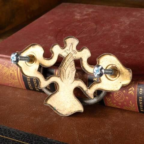 #49678 Vintage Furniture Bail Pull Drawer Hardware image 5