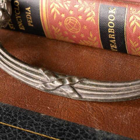 #49700 Vintage Ornate Furniture Drawer Bail Pull image 3