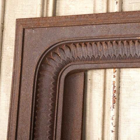 #49803 33x32 Antique Cast Iron Fireplace Surround image 2