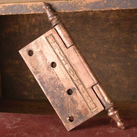 #49826 4 x 4 Antique Ornate Door Hinge Hardware image 7