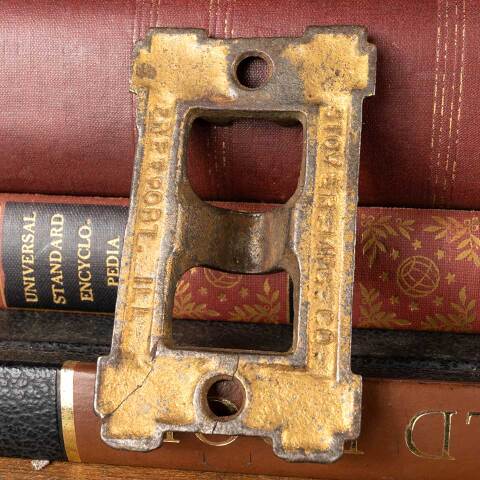 #49829 Antique Oil Lamp Wall Mount Bracket image 5