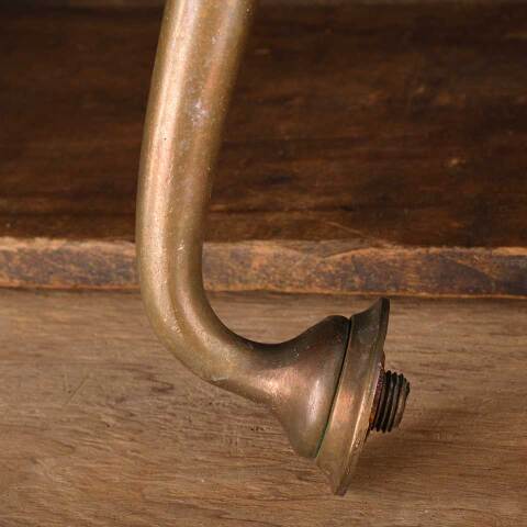 #49836 Salvaged Antique Solid Brass Door Handle image 6