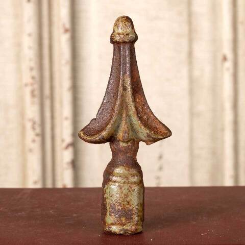 #49840 Salvaged Cast Iron Fence Post Finial Ornament image 5