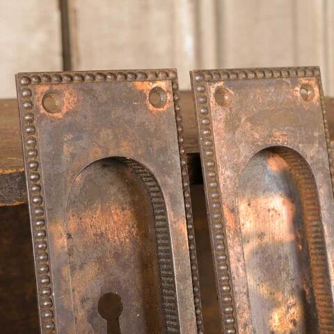 #49912 Antique Yale & Towne Pocket Door Pulls image 3