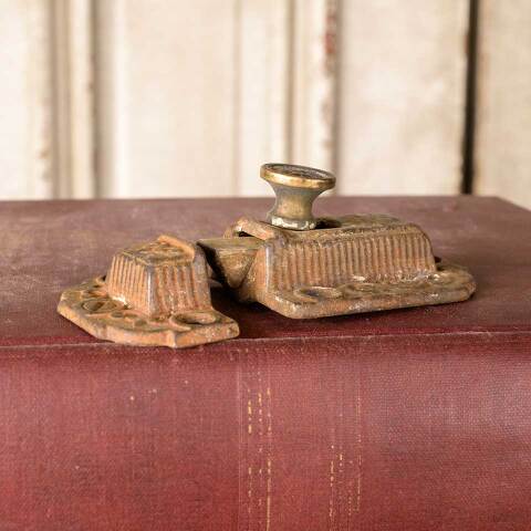 #49915 Antique Victorian Cabinet Latch Hardware image 5