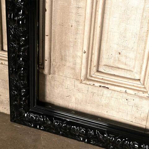 #49927 Large Lacquered Black Picture Frame image 6
