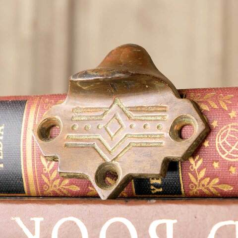 #49988 Antique Ornate Window Sash Lift Hardware image 2