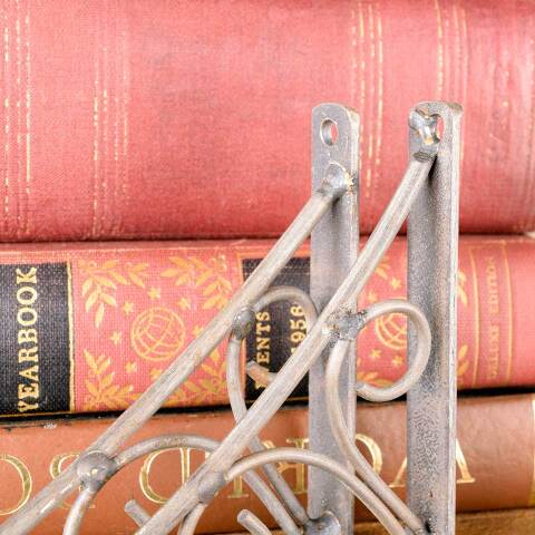 #49994 Set of Two Small Metal Shelf Brackets image 6