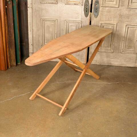 #50035 Antique Wood Ironing Board Console Table image 2
