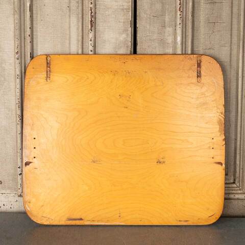 #50048 Salvaged Vintage Wood School Desk Top image 3
