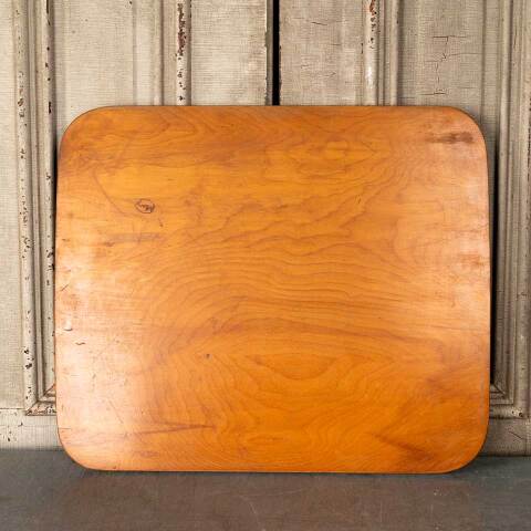 #50048 Salvaged Vintage Wood School Desk Top image 4