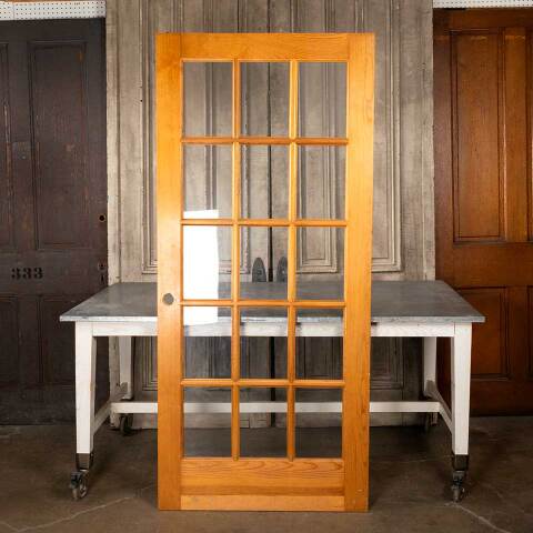 #50049 36x80 Salvaged 15 Lite Interior French Door image 4