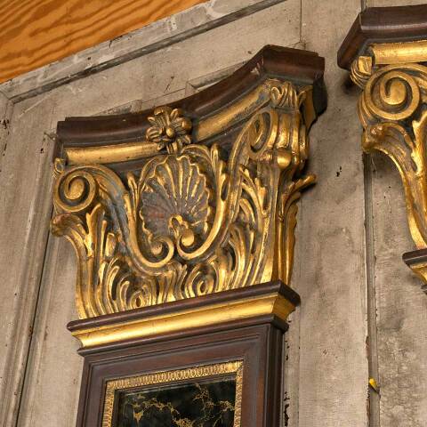 #50064 Pair of Vintage Mirrored Column Pilasters image 4