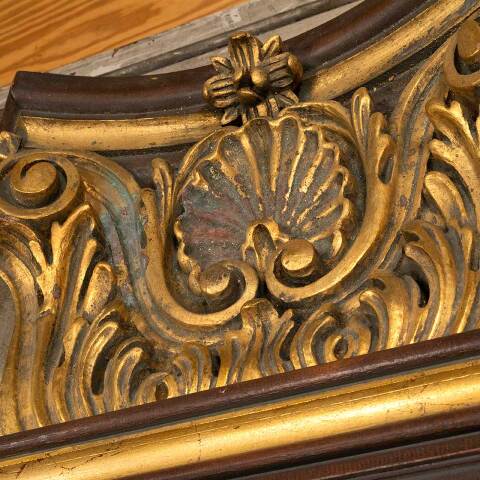 #50064 Pair of Vintage Mirrored Column Pilasters image 8