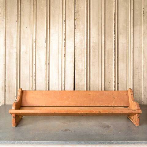 #50066 Vintage Wood Storage Shelf Rack image 2