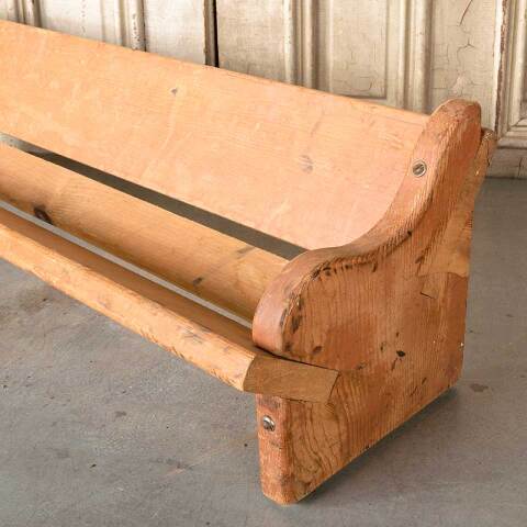 #50066 Vintage Wood Storage Shelf Rack image 3