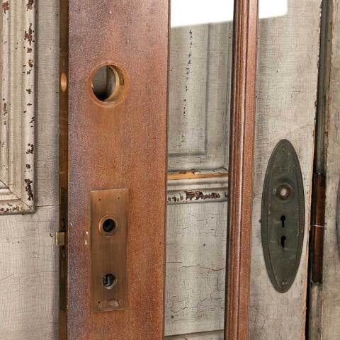 #50070 36x79 Antique 9 Lite Wood Entry Door image 8